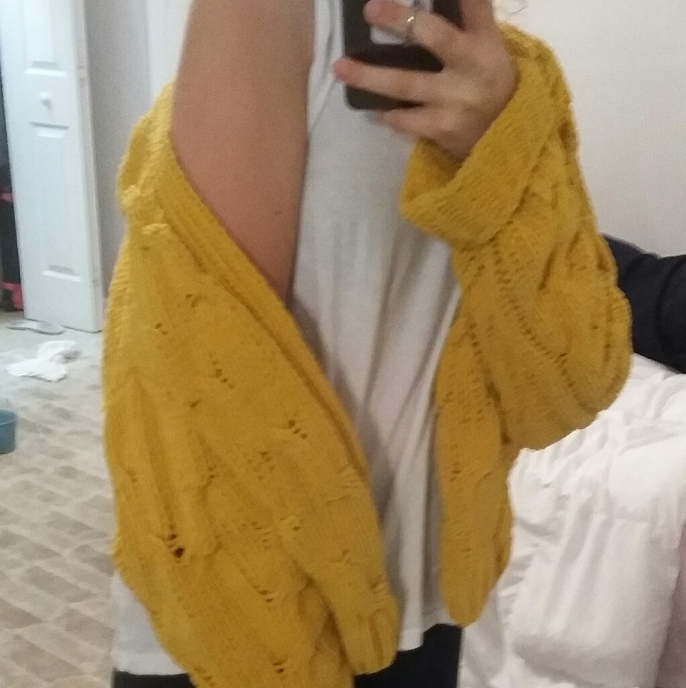 chunky knit sweater